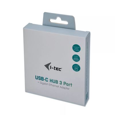 Achat I-TEC USB-C Metal 3-Port HUB with Gigabit Ethernet sur hello RSE - visuel 5