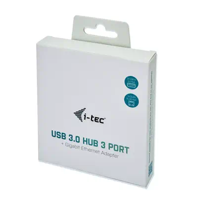 USB 3.0 Metal HUB 3 Port + Gigabit Ethernet Adapter - I-Tec - Switchs et Hubs - visuel 6