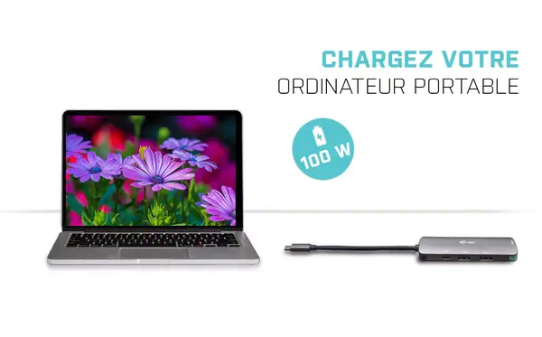USB-C Nano Dock 4K HDMI + Power Delivery 100 W - I-Tec - Station d'accueil pour portable - visuel 10
