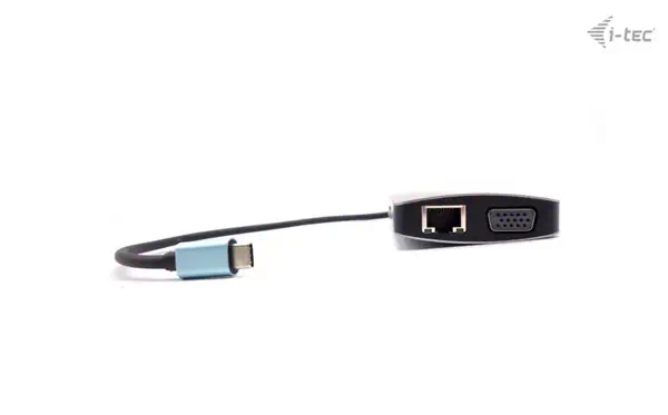 USB-C Travel Nano Dock HDMI/VGA with LAN + Power Delivery 100 W - I-Tec - Station d'accueil pour portable - visuel 9