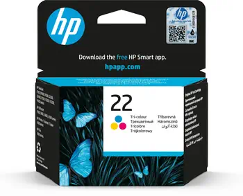 Garantie HP 22 cartouche d'encre trois couleurs authentique