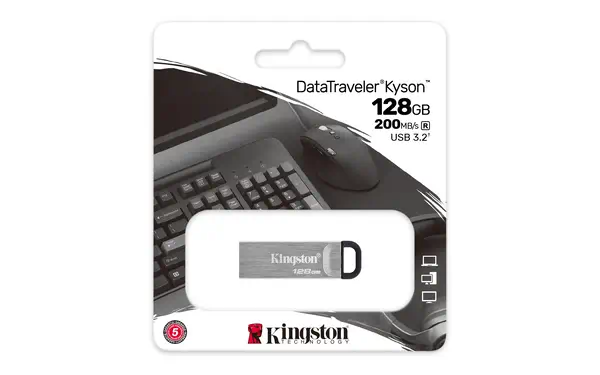 Kingston Technology DataTraveler Clé USB Kyson 128 Go - Adaptateur stockage - visuel 4