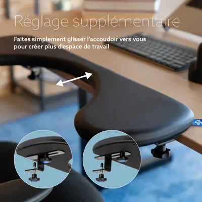 Acheter R-Go Repose-bras ergonomique, symétrique, textile Apple, mousse souple, noir - Emploi et perspectives d'avenir