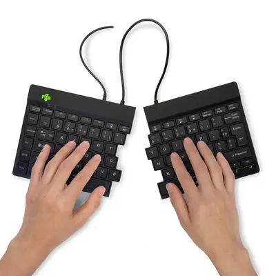 Clavier ergonomique R-Go Split Break v2 avec logiciel de pause, clavier ergonomique divisé, AZERTY ( - R-Go Tools - visuel 7
