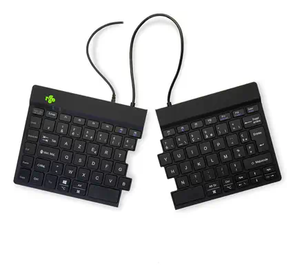 Clavier ergonomique R-Go Split Break v2 avec logiciel de pause, clavier ergonomique divisé, AZERTY ( - R-Go Tools - visuel 6