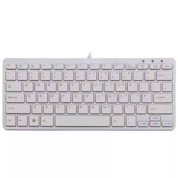 Vente Clavier R-Go Tools R-Go Compact clavier, QWERTY (UK), filaire, blanc sur hello RSE