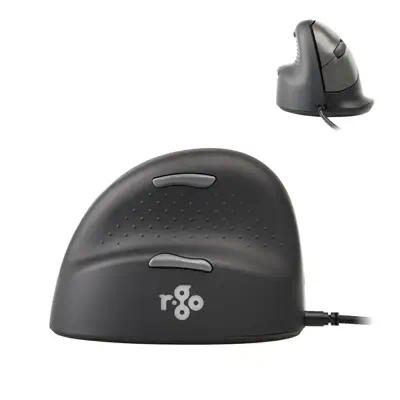 Souris Ergonomique R-Go HE Break avec logiciel de pause, gaucher, moyen (longueur de la main 165-185 - R-Go Tools - visuel 9