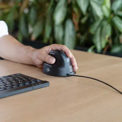 Souris Ergonomique R-Go HE Break avec logiciel de pause, gaucher, moyen (longueur de la main 165-185 - R-Go Tools - visuel 8