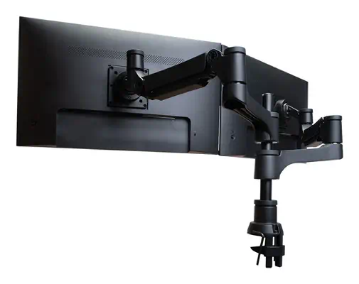 Bras d'écran R-Go Caparo, pour deux écrans, réglable par vérin à gaz, capacité de charge 3-9 kg, 100 - R-Go Tools - Accessoire ENI, TBI et VPI - visuel 6