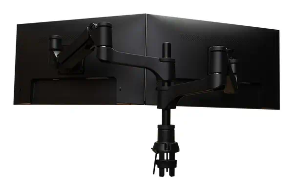 Bras d'écran R-Go Caparo, pour deux écrans, réglable par vérin à gaz, capacité de charge 3-9 kg, 100 - R-Go Tools - Accessoire ENI, TBI et VPI - visuel 5