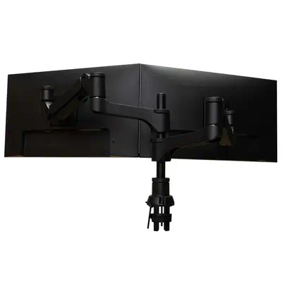 Bras d'écran R-Go Caparo, pour deux écrans, réglable par vérin à gaz, capacité de charge 3-9 kg, 100 - R-Go Tools - Accessoire ENI, TBI et VPI - visuel 5