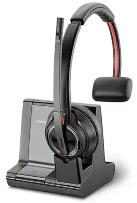 POLY W8210-M, MSFT Casque Sans fil Arceau Bureau/Centre Poly - visuel 1 - hello RSE - Connectivité avec plusieurs périphériques