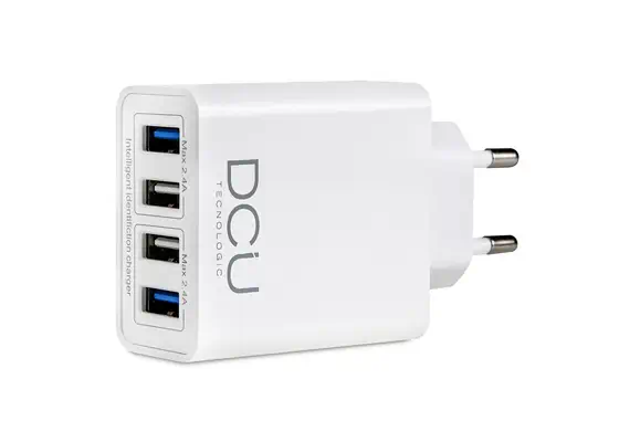 DCU Advance Tecnologic 37300500 chargeur d'appareils mobiles Universel Blanc USB Auto - Switchs et Hubs - visuel 1