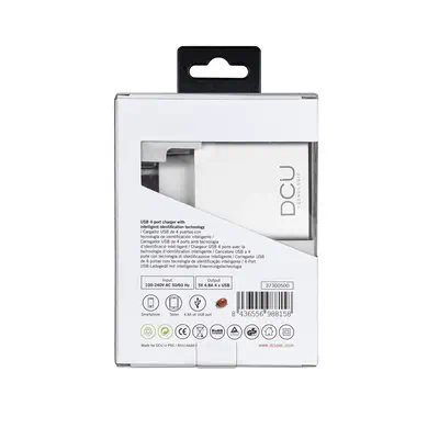 DCU Advance Tecnologic 37300500 chargeur d'appareils mobiles Universel Blanc USB Auto - Switchs et Hubs - visuel 3