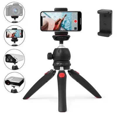 Mini trepied pro pour smartphone, appareil photo, camera et petit videoprojecteur - DLH - Accessoire composant - visuel 4