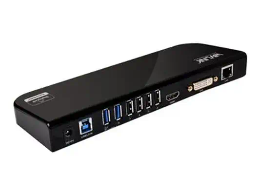 DLH DY-TU3552B station d'accueil USB 2.0 Noir - Station d'accueil pour portable - visuel 1