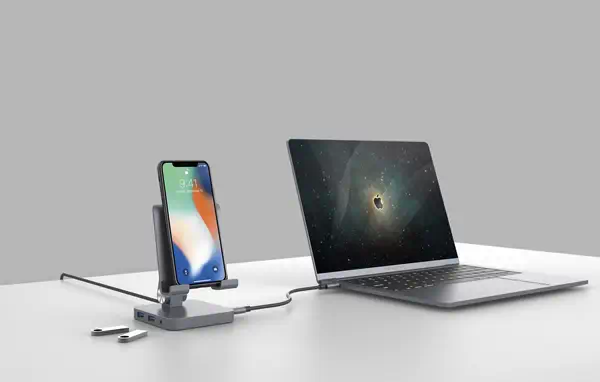 DLH STATION D'ACCUEIL USB-C POUR SMARTPHONE - Accessoire - visuel 4