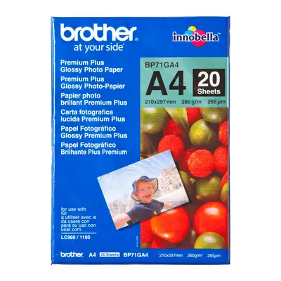 Brother BP-71GA4 A4 Bleu, Rouge - Papier - visuel 1
