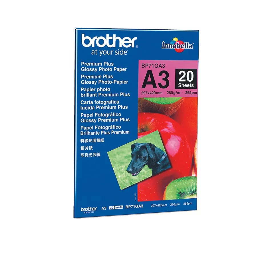 Achat BROTHER BP-71GA3 brillant photo inkjet 260g/m2 A3 20 sur hello RSE - visuel 3