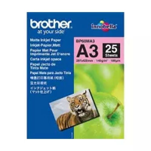 Vente BROTHER Papier mat A3 25 feuilles au meilleur prix