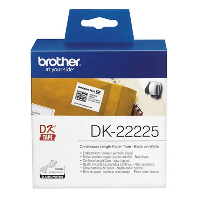 Brother DK-22225 ruban d'étiquette Noir sur blanc - Autres consommables - visuel 3