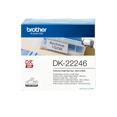 Brother DK-22246 ruban d'étiquette Noir sur blanc - Autres consommables - visuel 2
