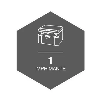 Brother DCP-1612WVB imprimante multifonction Laser A4 2400 x 600 DPI 20 ppm Wifi - Imprimante Laser - visuel 7