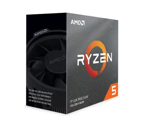 AMD Ryzen 5 3600 processeur 3,6 GHz 32 Mo L3 Boîte - Processeur - visuel 1