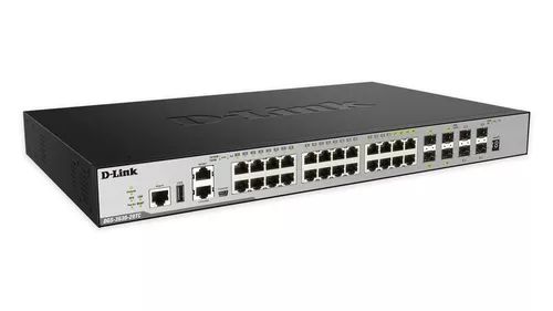 Achat Switchs et Hubs D-LINK 28-Port Layer 3 Gigabit Stack Switch (SI