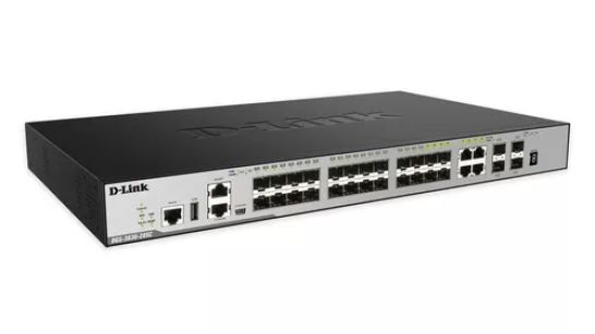 Vente Switchs et Hubs D-LINK 28-Port Layer 3 Fiber Gigabit Stack Switch (SI sur hello RSE