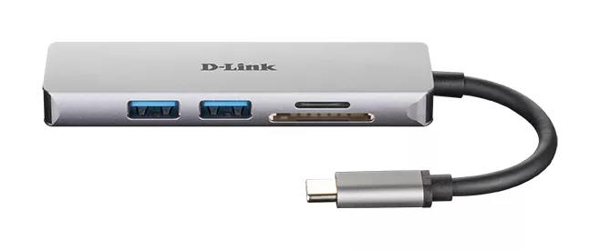 Vente D-LINK USB-C 5-in-1 HDMI SD /microSD card reader D-Link au meilleur prix - visuel 2