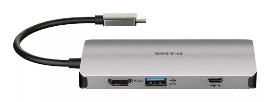 Vente D-LINK USB-C 8-en-1 HDMI SD /microSD card reader D-Link au meilleur prix - visuel 4