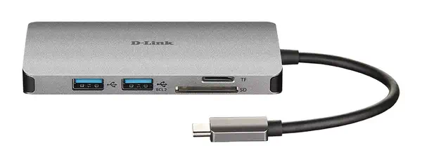 Vente D-LINK USB-C 6-en-1 HDMI SD /microSD card reader D-Link au meilleur prix - visuel 2