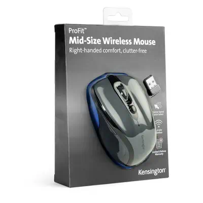 Souris sans fil taille moyenne Pro Fit - gris anthracite - Kensington - visuel 6