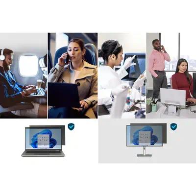 Filtre de confidentialité amovible 2 directions pour moniteurs Kensington - visuel 1 - hello RSE - Le filtre de confidentialité est-il compatible avec mon appareil ?