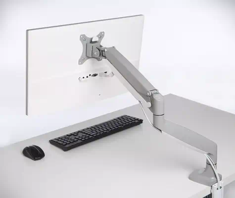 Bras articulé pour écran à faible encombrement SmartFit®, Bureaux à  position debout