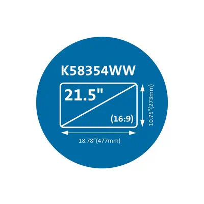 Filtre de confidentialité magnétique MagPro pour moniteurs 21,5" Kensington - visuel 1 - hello RSE - Anti-rayures