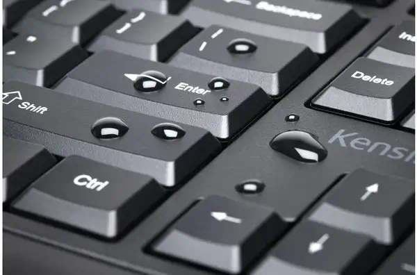 Kensington Clavier sans fil Pro Fit® Ergo (noir) Kensington - visuel 1 - hello RSE - Récepteur remplaçable