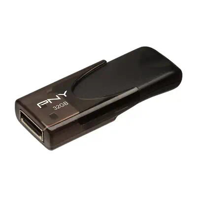 PNY Attaché 4 USB 2.0 lecteur USB flash 32 Go USB Type-A Noir - Clé USB - visuel 1