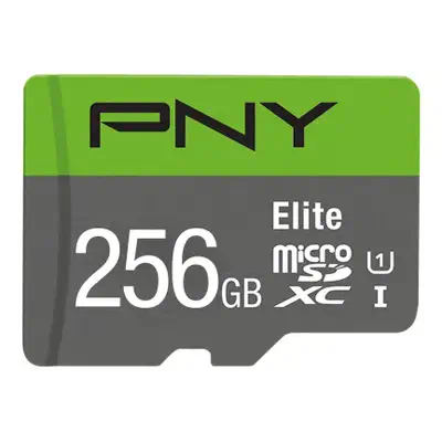 PNY Elite 256 Go MicroSDXC UHS-I Classe 10 - Carte Mémoire - visuel 1