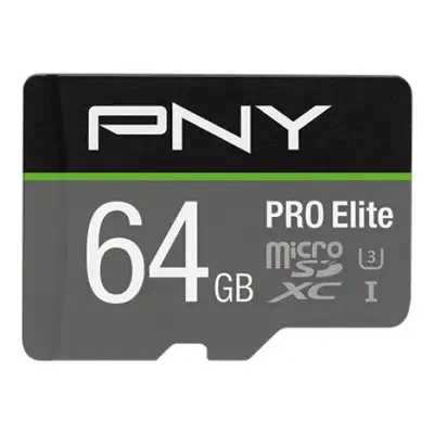 PNY PRO Elite 64 Go MicroSDXC UHS-I Classe 10 - Carte Mémoire - visuel 1