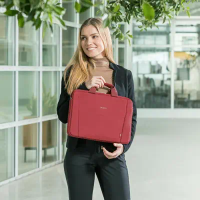 DICOTA Eco Slim Case BASE 35,8 cm (14.1") Malette Rouge - Dicota - Accessoire - visuel 5