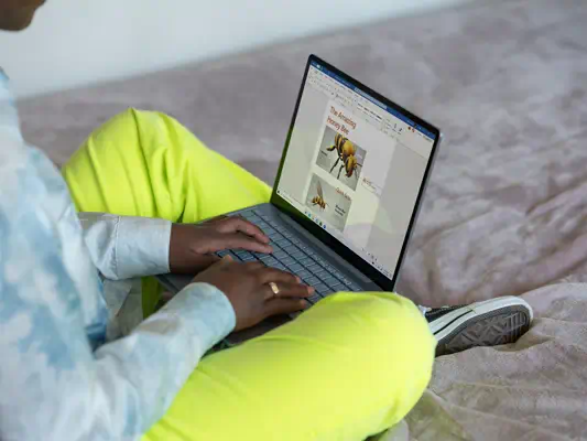 Microsoft Surface Laptop Go Intel® Core™ i5 i5-1035G1 Ordinateur portable 31,6 cm (12.4") Écran tact - PC Portable - visuel 9