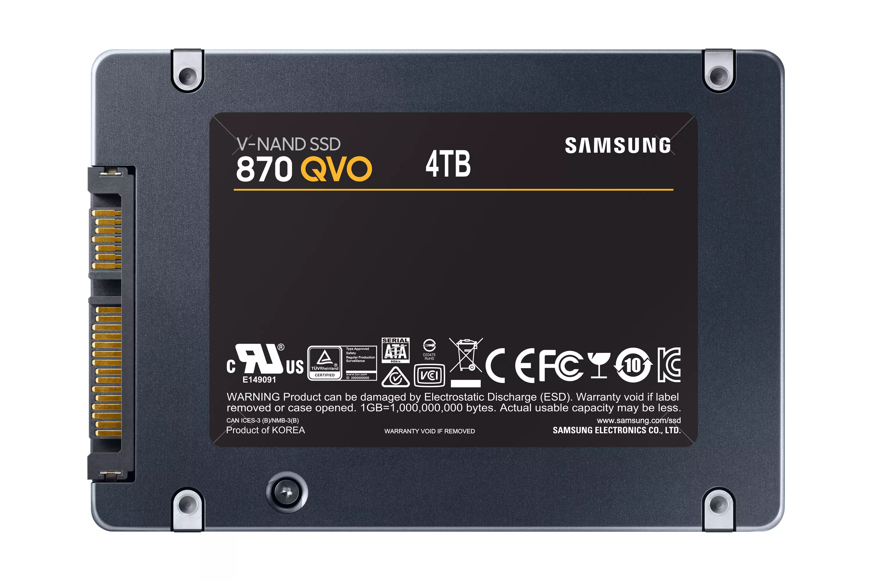 Vente SAMSUNG SSD 870 QVO 4To 2.5inch SATA-6.0Gbps Samsung au meilleur prix - visuel 2