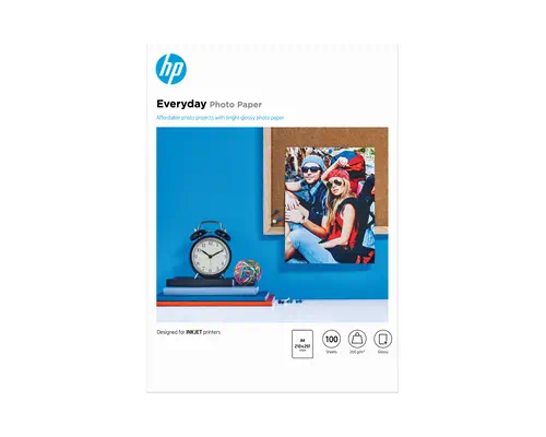 Papier photo brillant HP Everyday - 100 feuilles/A4/210 x 297 mm - visuel 2
