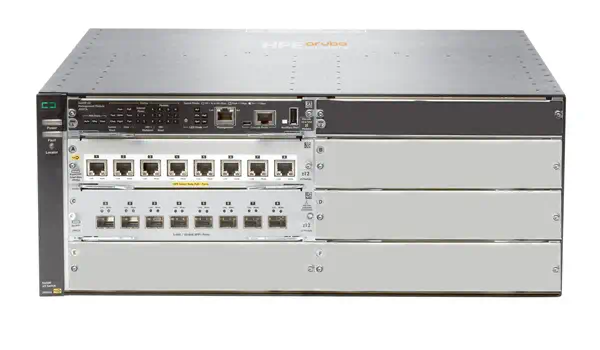 Aruba Networking 5406R 8-port 1/2.5/5/10GBASE-T PoE+ / 8 port SFP+ (No PSU) v3 zl2 Switch - HP - Switchs et Hubs - visuel 1