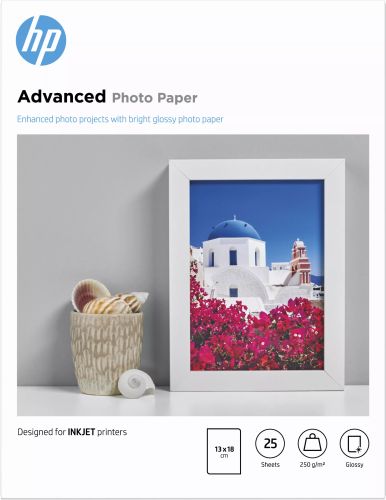 Achat Papier HP original Advanced glossy photo paper Ink cartridge Q8696A 250g/m2