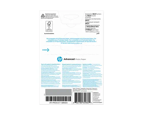 Papier brillant sans bordure HP Advanced (100 feuilles/10 x 15 cm) - visuel 3