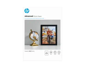 Avis Papier photo HP Advanced brillant (25 feuilles/A4/210 x 297 mm)