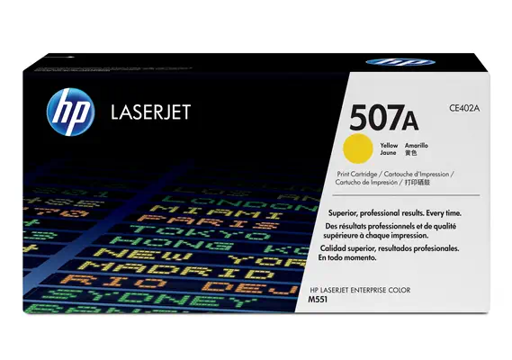 HP 507A toner LaserJet jaune authentique - Toner - visuel 7